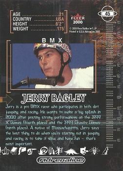 2000 Fleer Adrenaline - Gold #45 Jerry Bagley Back